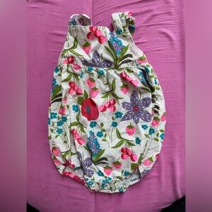 SOLD - Baby Boden floral bubble 12-18